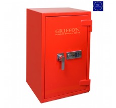Сейф огне-взломостойкий GRIFFON CLE.III.95.E combi gloss red фотография
