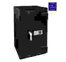 Сейф огне-взломостойкий GRIFFON CLE.III.95.E combi gloss black фотография