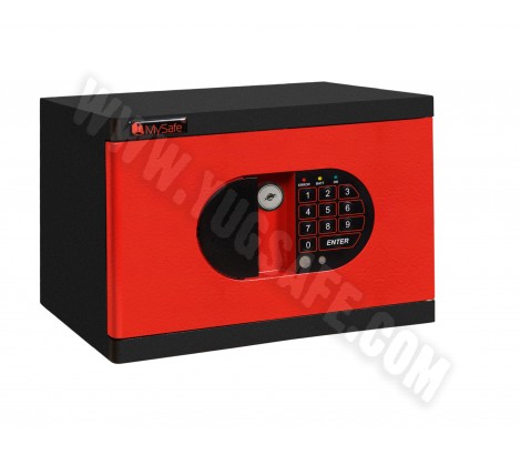 Мини сейф GRIFFON MS.17/23 red фотография