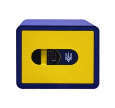 Сейф мебельный MySafe MSR.30.E Blue Yellow фотография