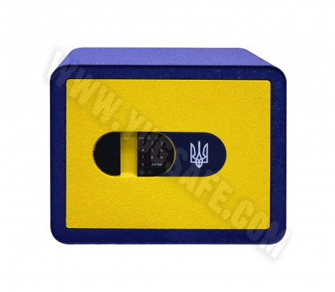 Сейф мебельный MySafe MSR.30.E Blue Yellow фотография